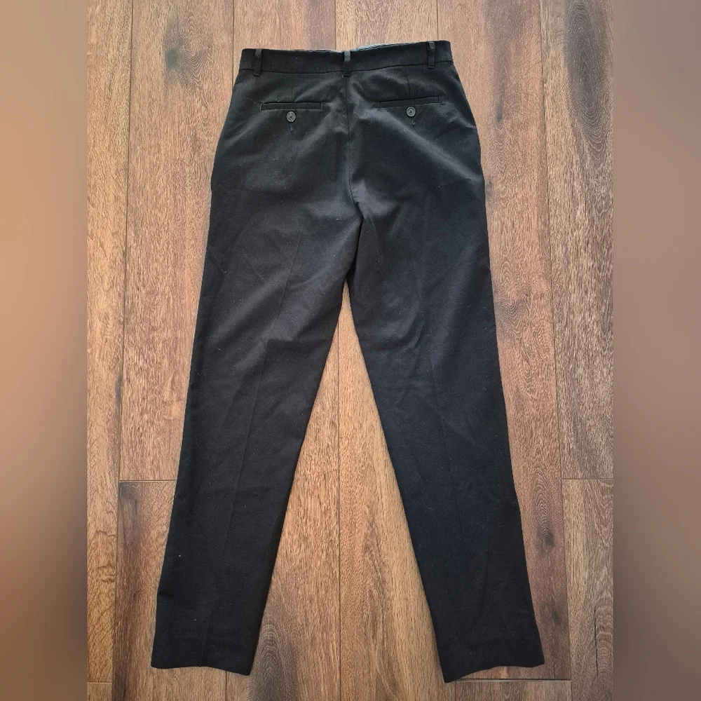 Calvin Klein Black Straight Leg Regular Fit Pants Girls Sz 18